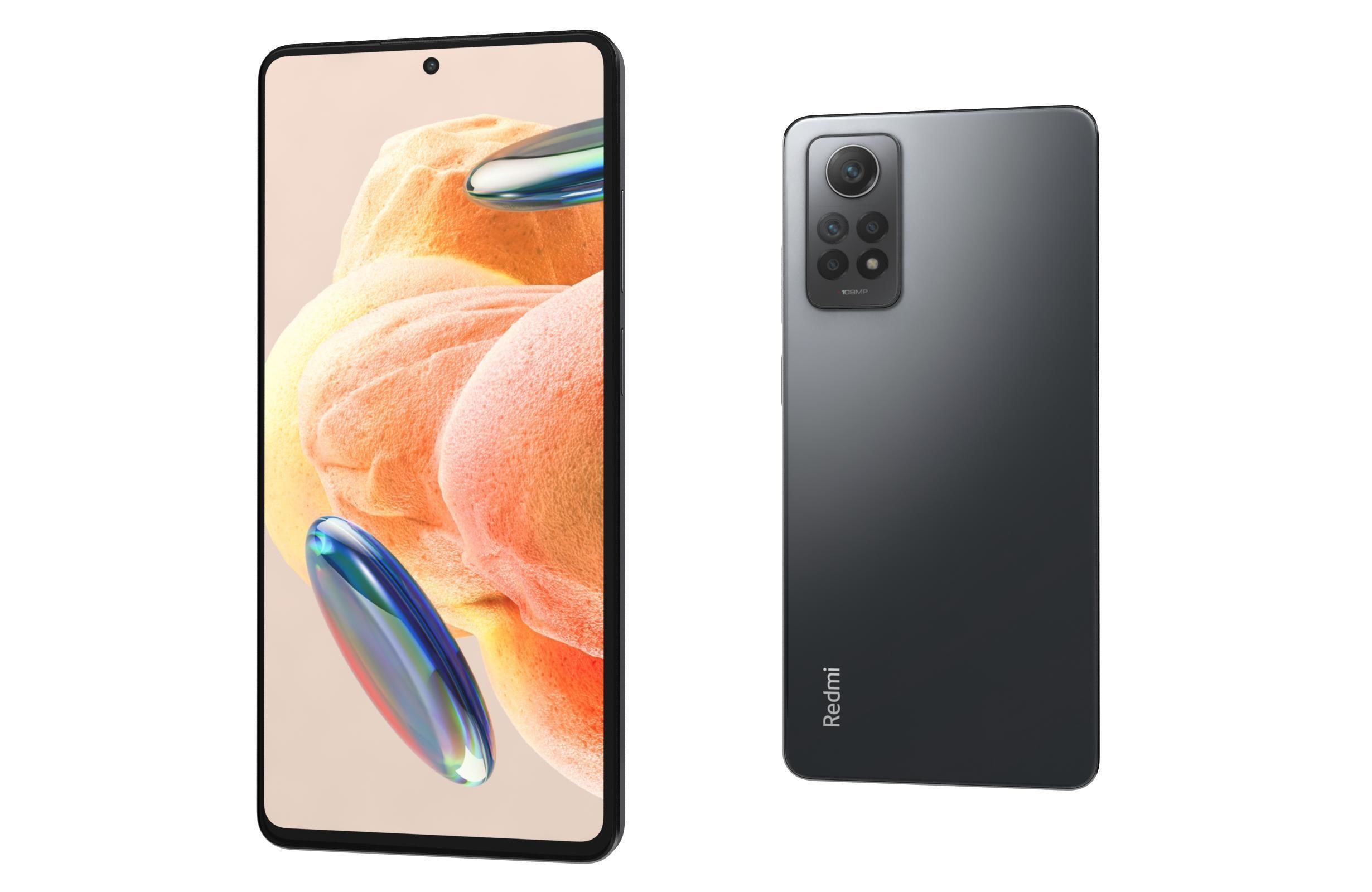 Xiaomi Redmi Note 12 Pro 4G All Colors Low-poly 3D model_7