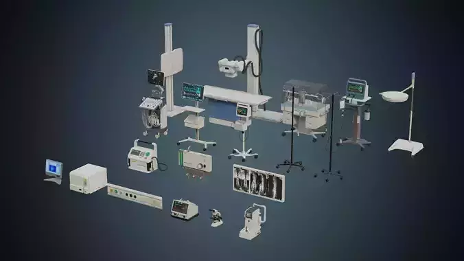 Hospital Props Collection 1B 