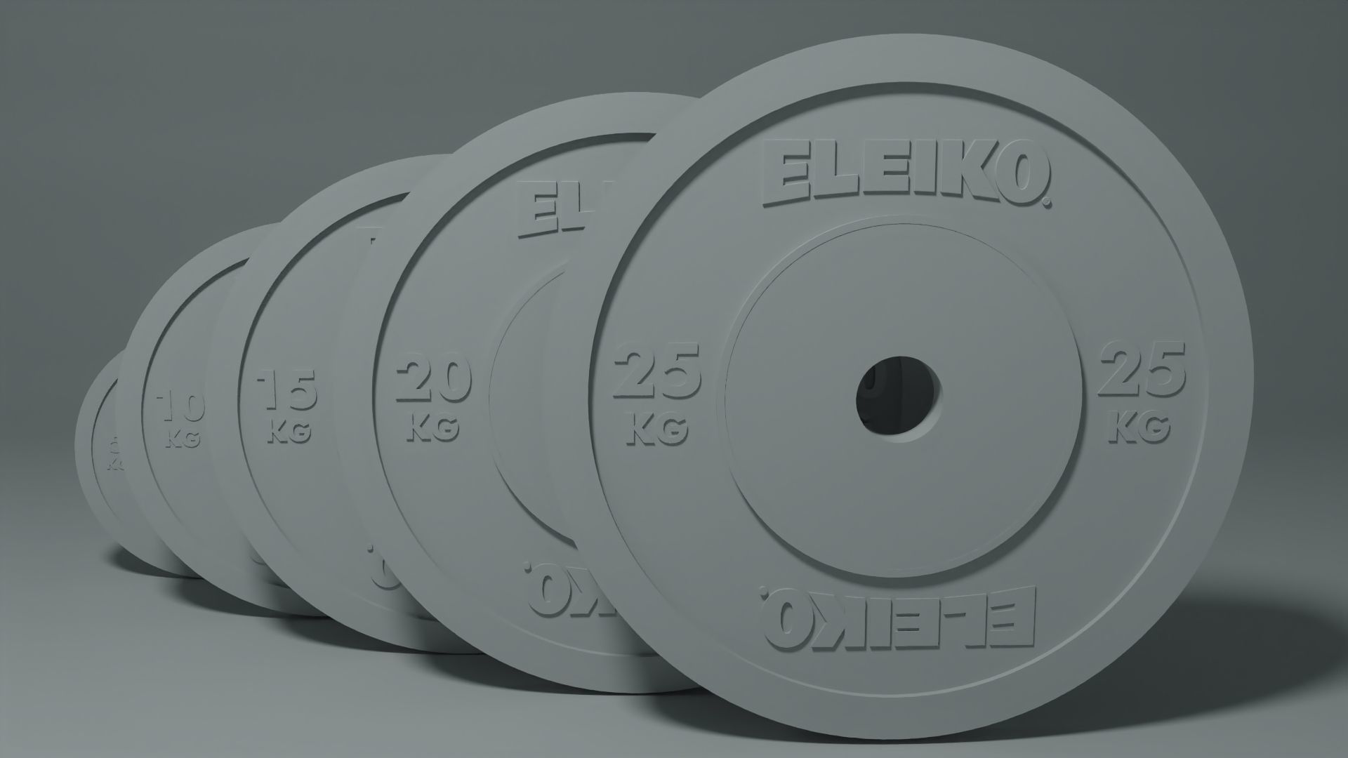 Olympic Weights Bar Set Eleiko 3D model_2