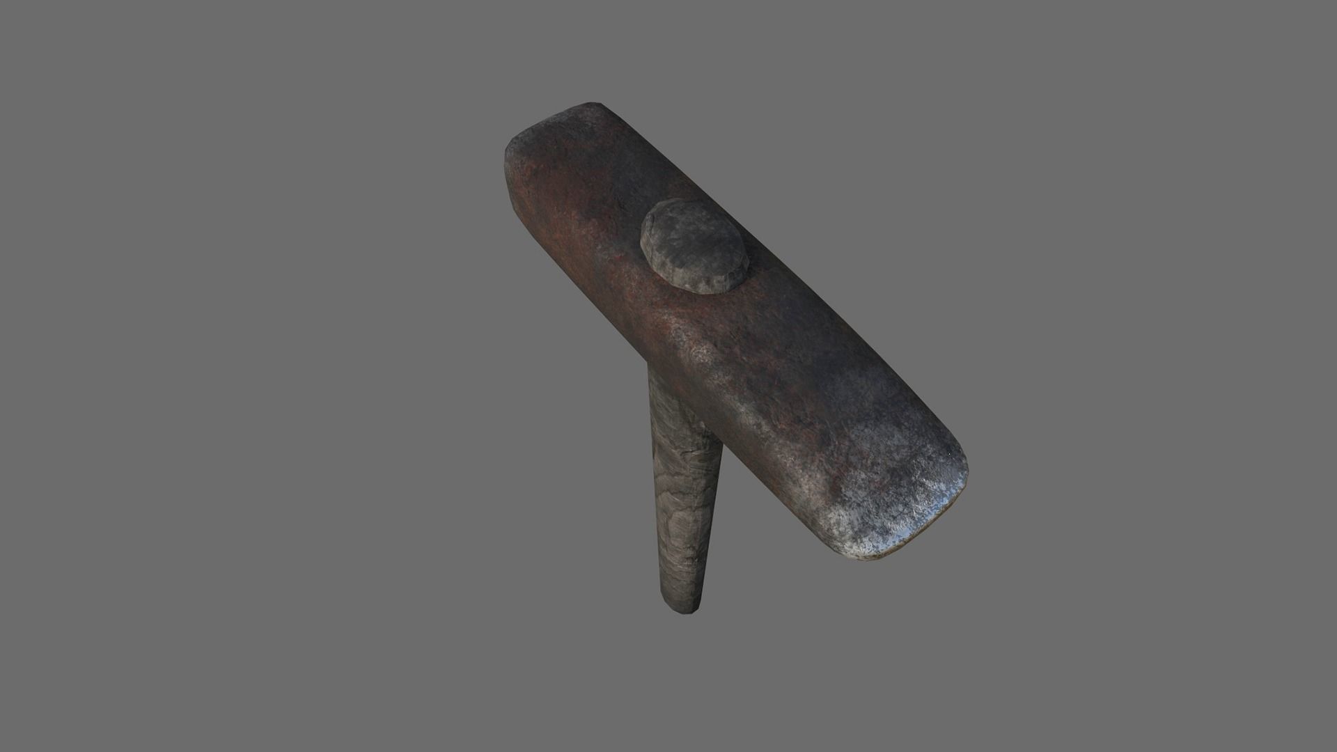 Hammer Low-poly 3D model_3