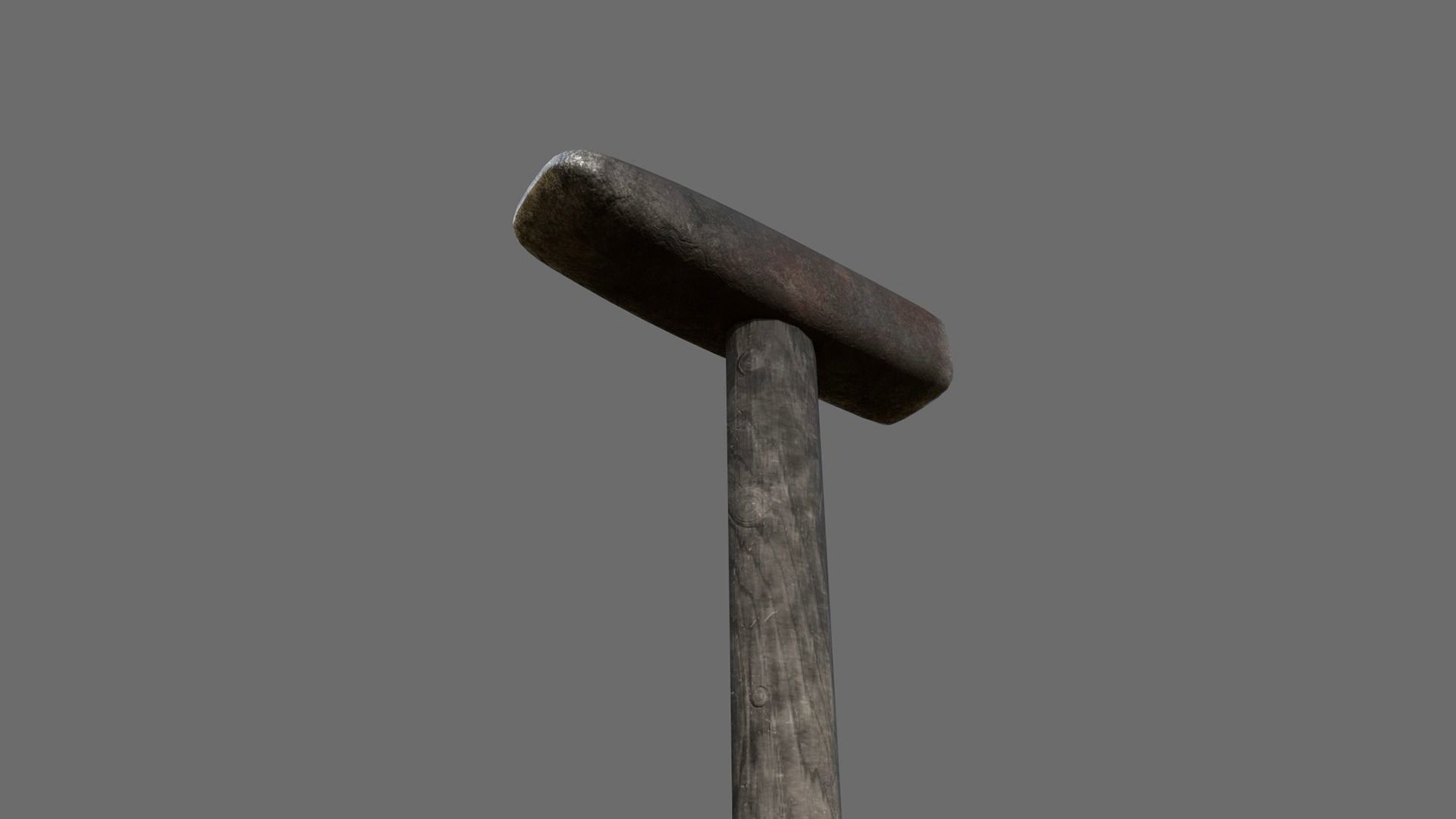 Hammer Low-poly 3D model_2