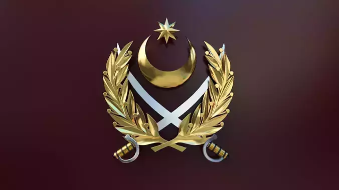 National Emblem Armed Forces Azerbaijan 