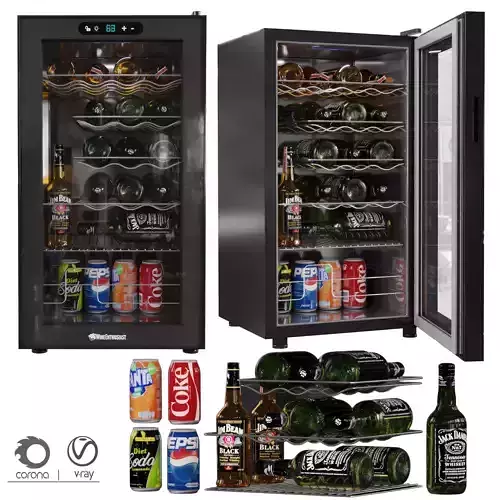 Enthusiast Wine Cooler 3D model Enthusiast Wine Cooler 3D model