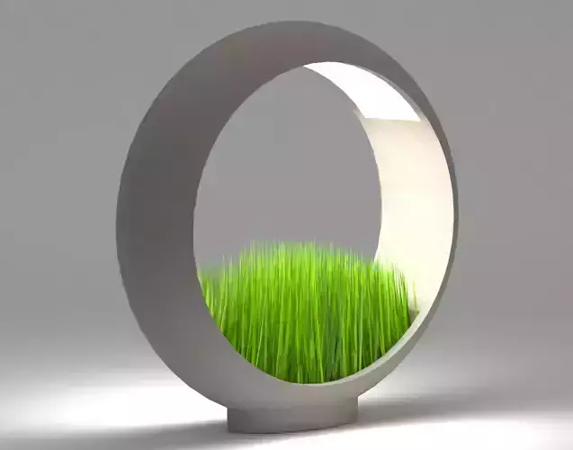 Table lamp - Blades of grass 3D model