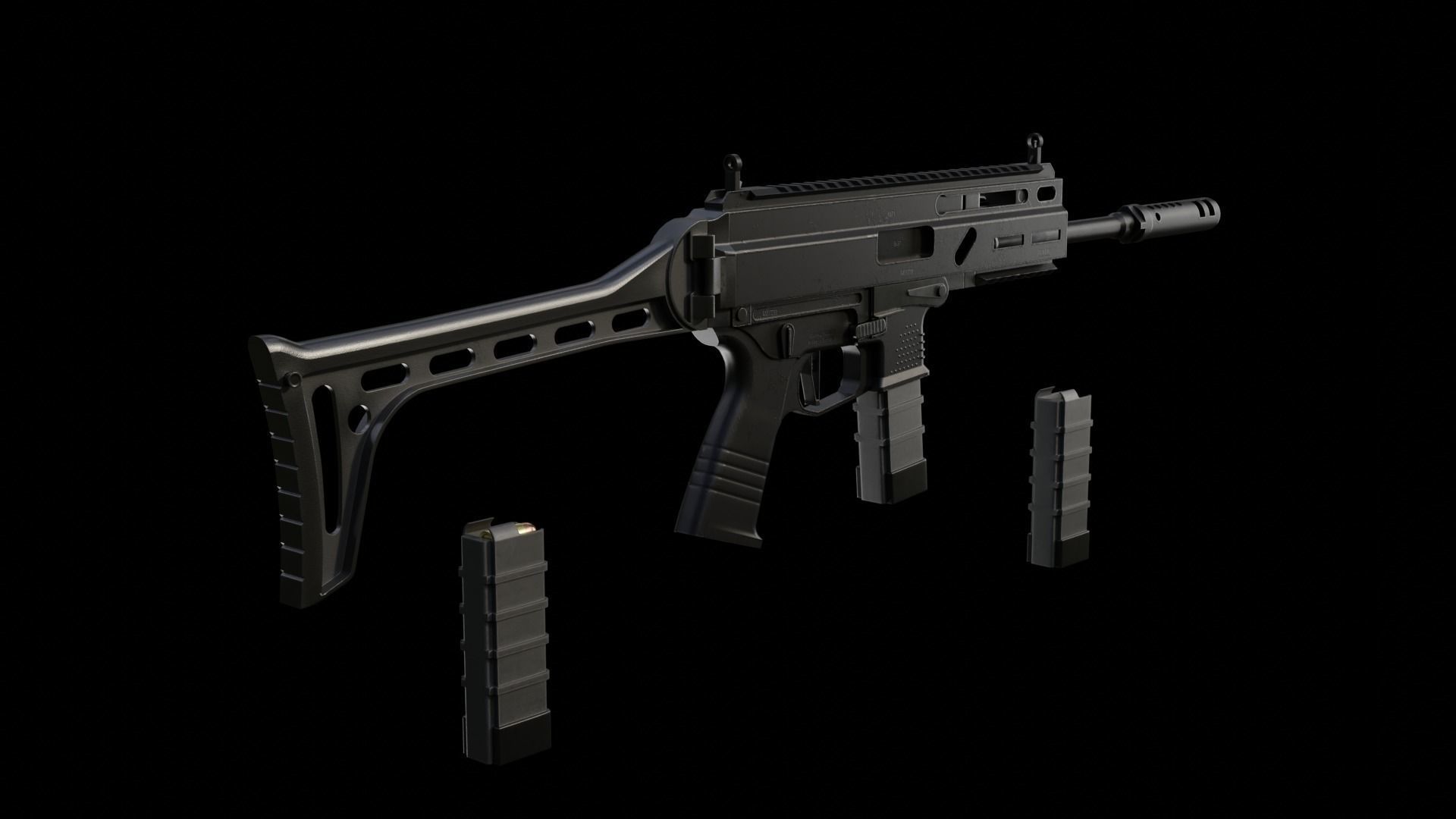 Tsvircoon S Low-poly 3D model_4