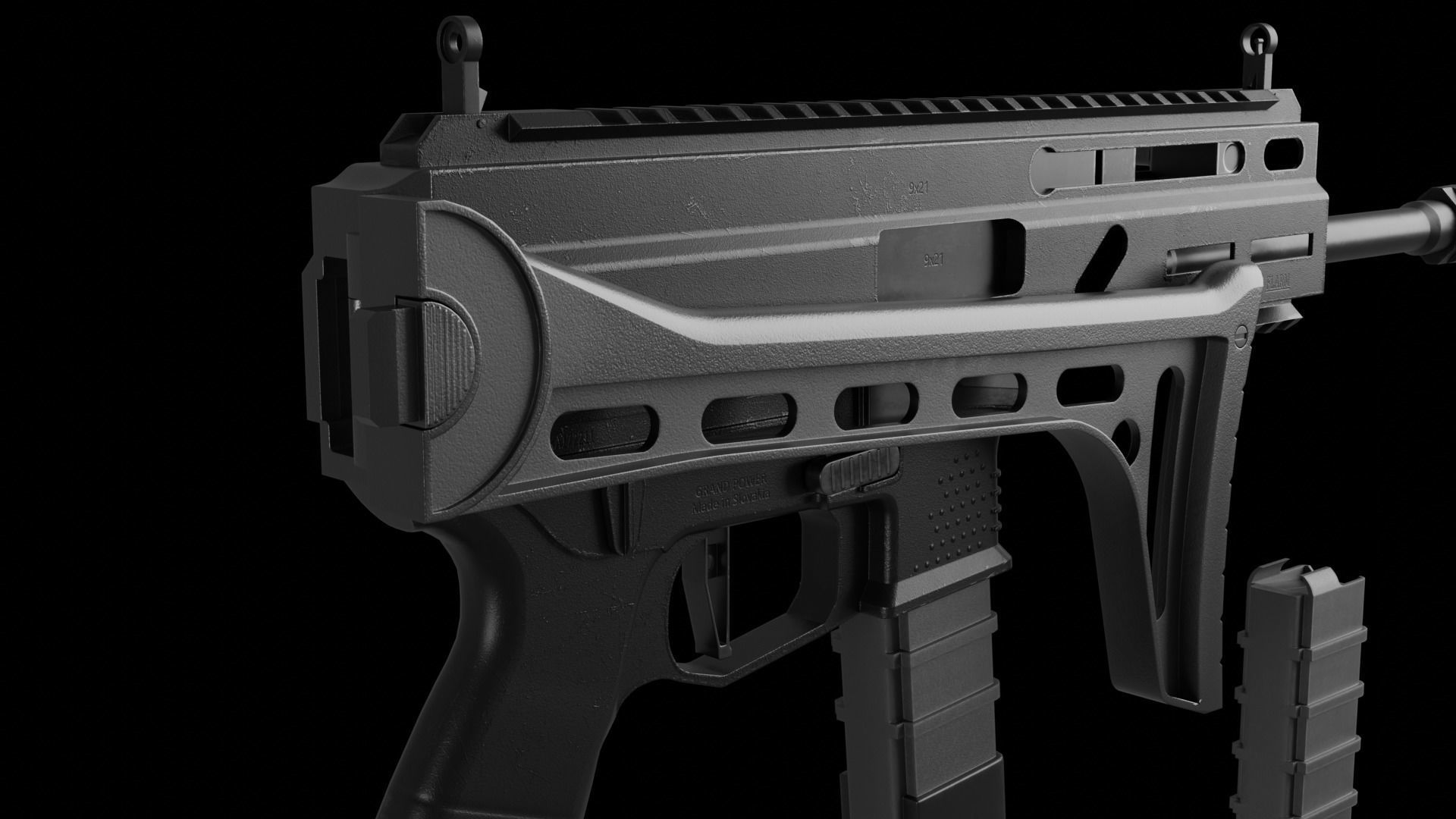 Tsvircoon S Low-poly 3D model_9