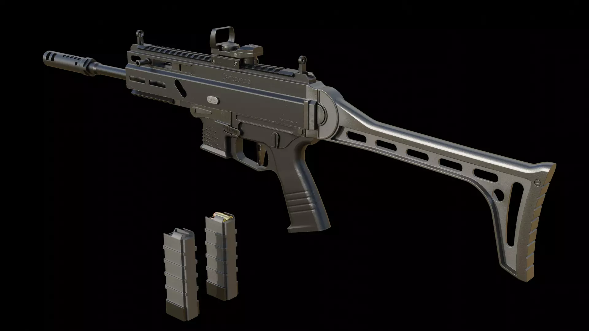 Tsvircoon S Low-poly 3D model_0