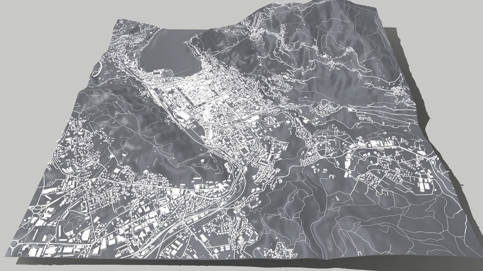 Cityscape Como Italy 3D model_5