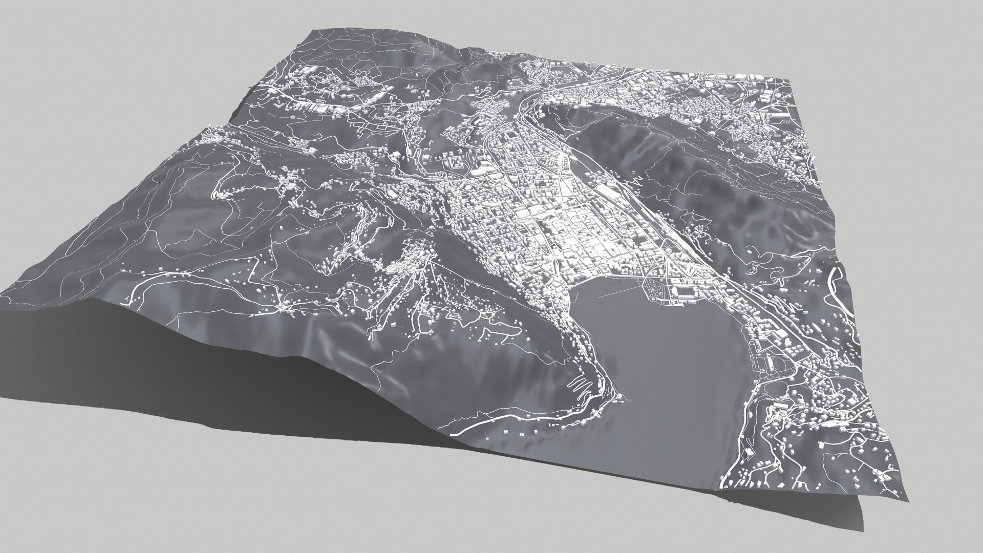 Cityscape Como Italy 3D model_11