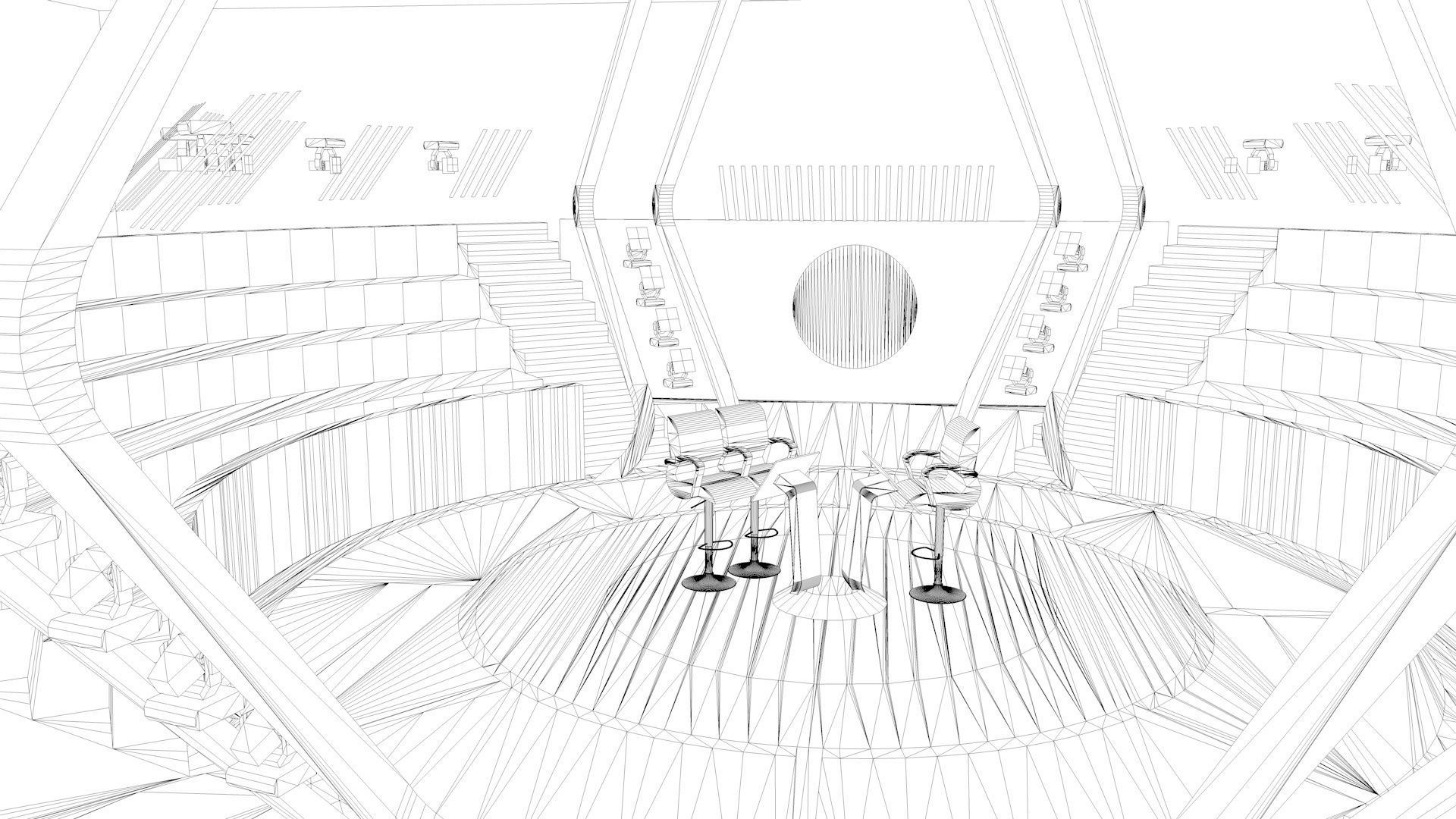 Millionaire Tv show 3D model_6