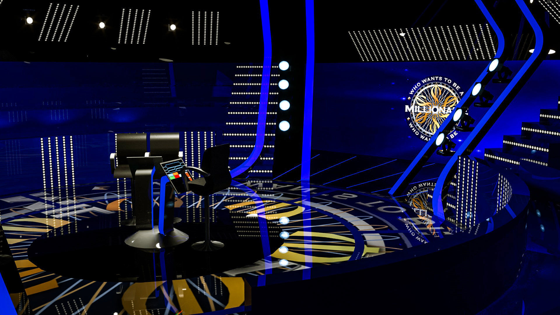 Millionaire Tv show 3D model_3