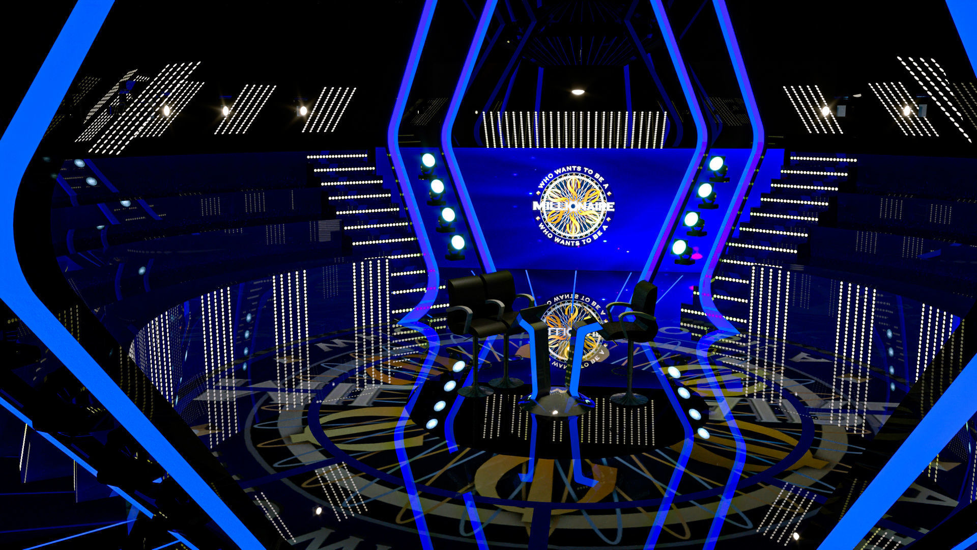 Millionaire Tv show 3D model_1