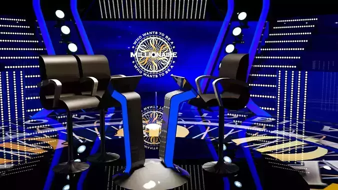Millionaire Tv show 3D model