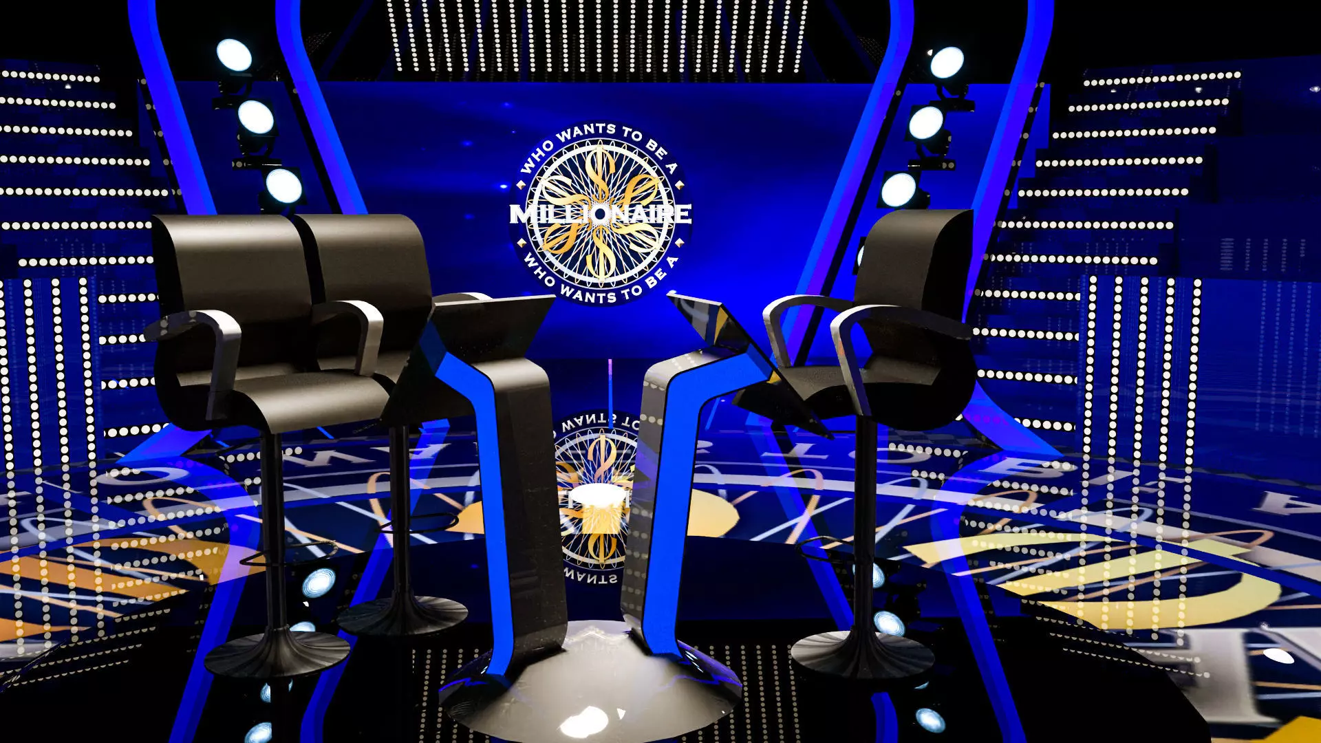 Millionaire Tv show 3D model_0