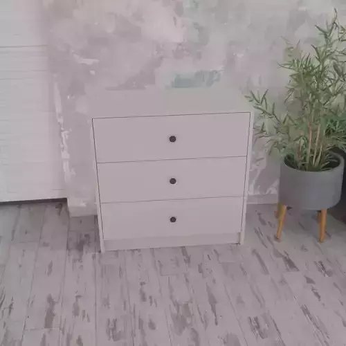 IKEA GURSKEN 3 Drawers Free 3D model