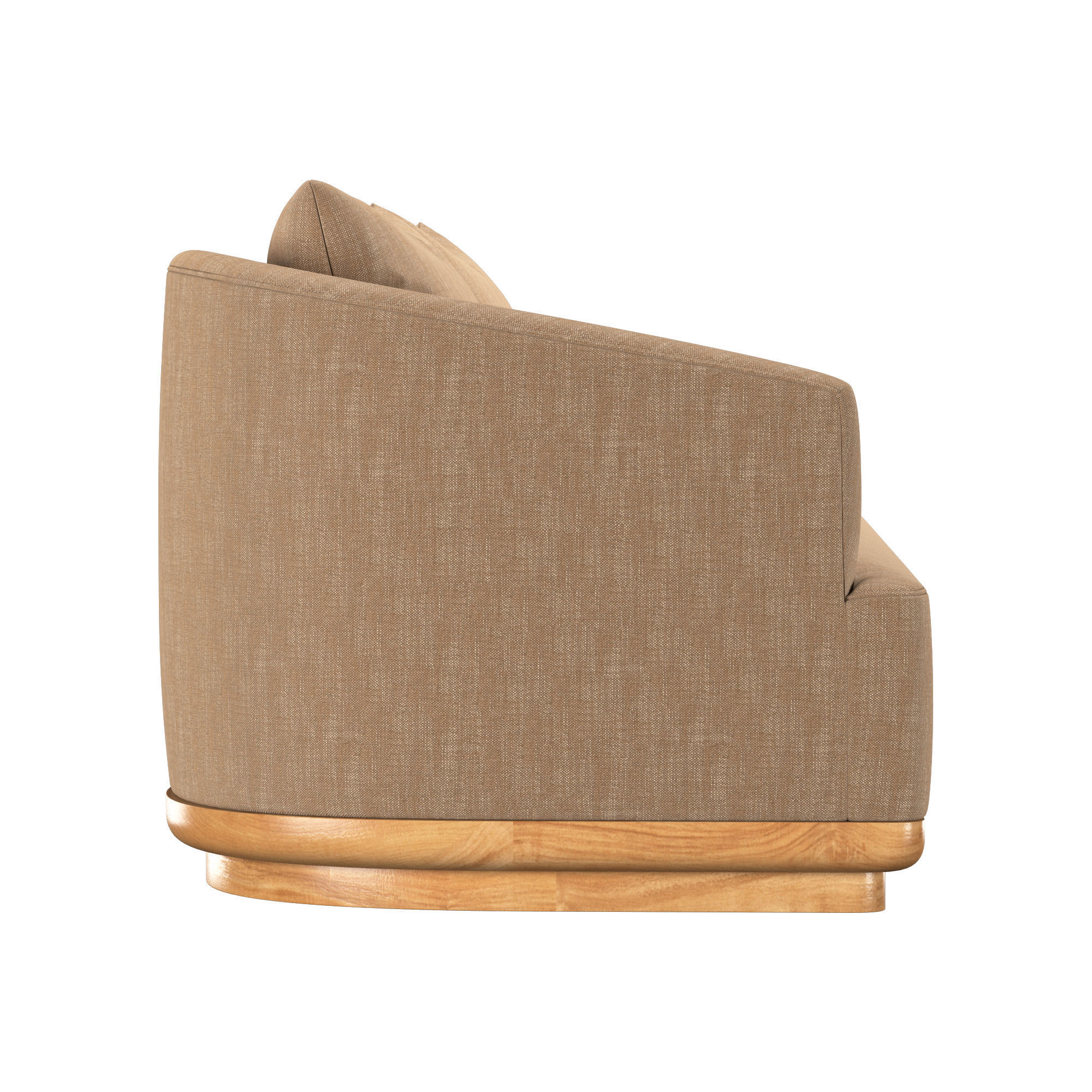 OSLO TEAK SOFA 3D model_4