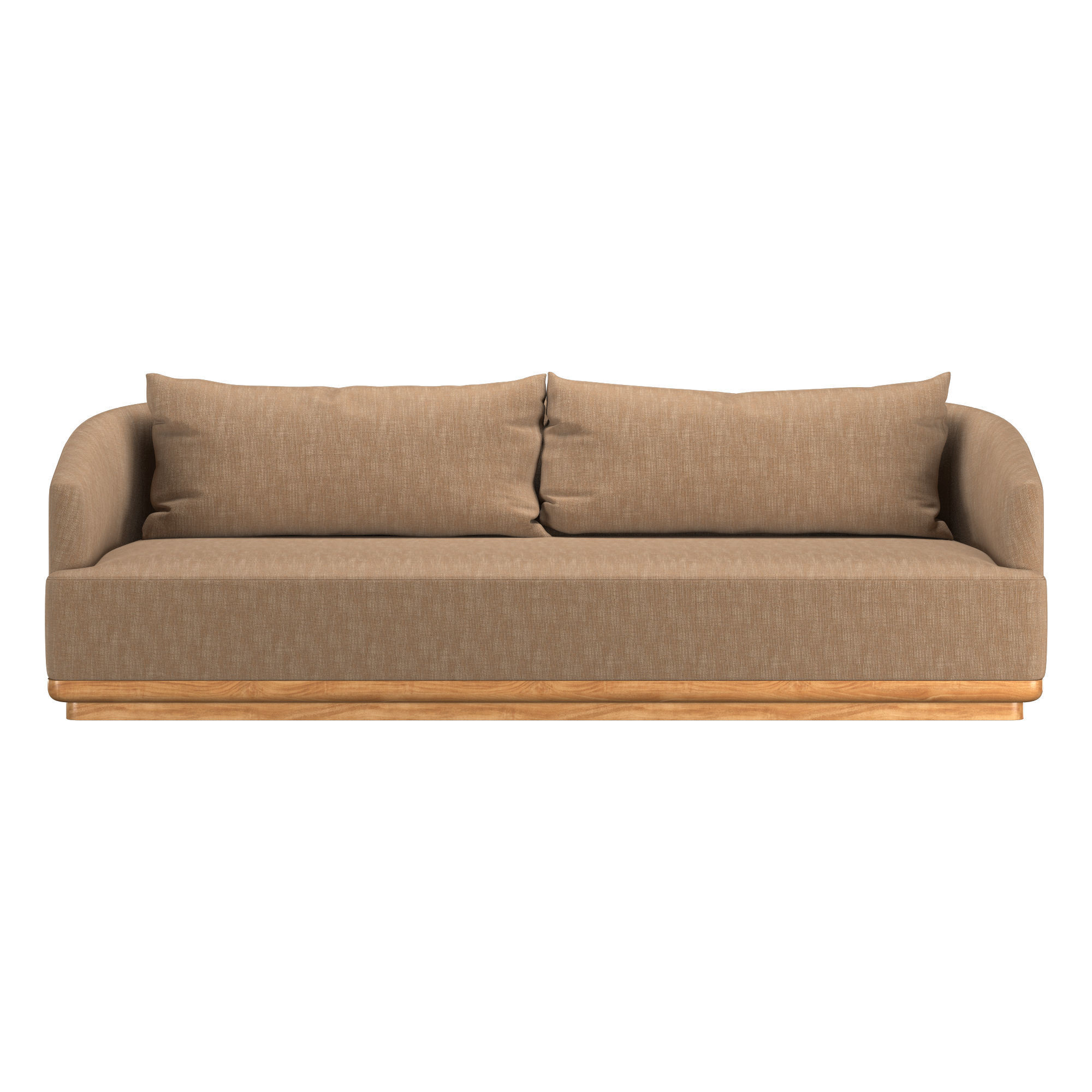 OSLO TEAK SOFA 3D model_2