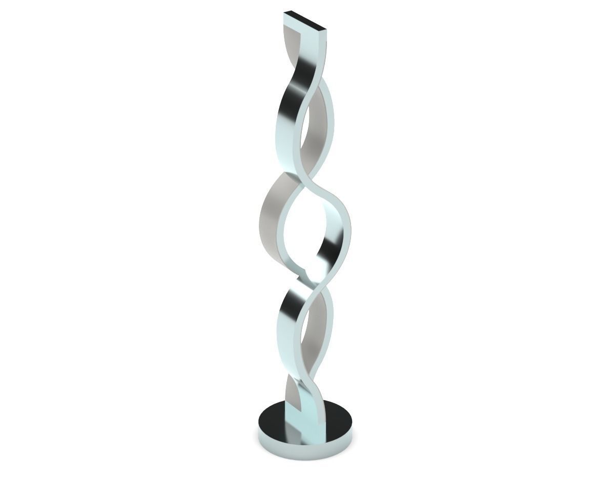Table lamp - Waves 3D model_1