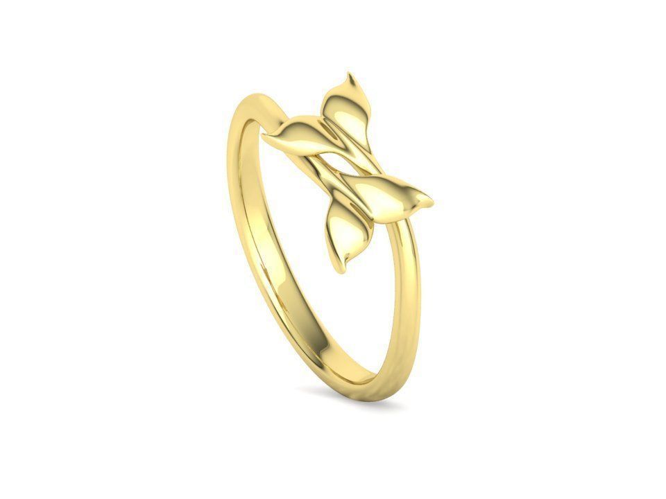 Dolphin Tail Bypass Ring 3dmodel for 3dprinting 3D print model_25