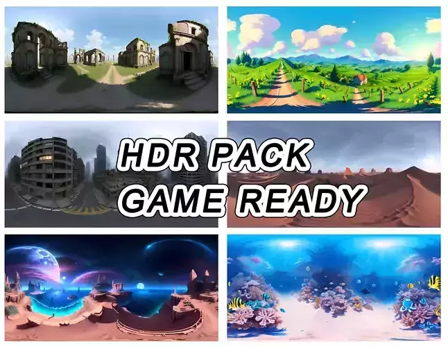 HDR Pack Environments Game Ready Texture