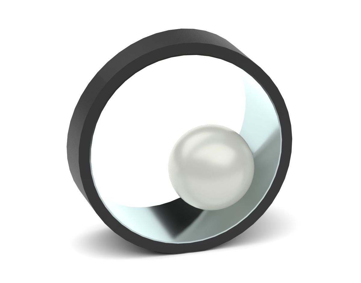 Table lamp - Pearl 3D model_1