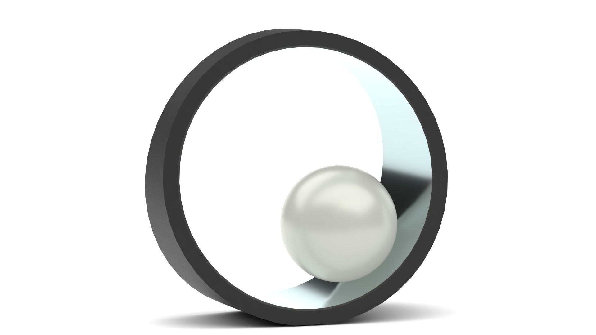Table lamp - Pearl 3D model_3