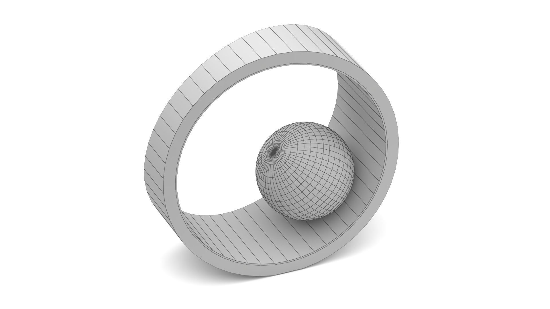 Table lamp - Pearl 3D model_9