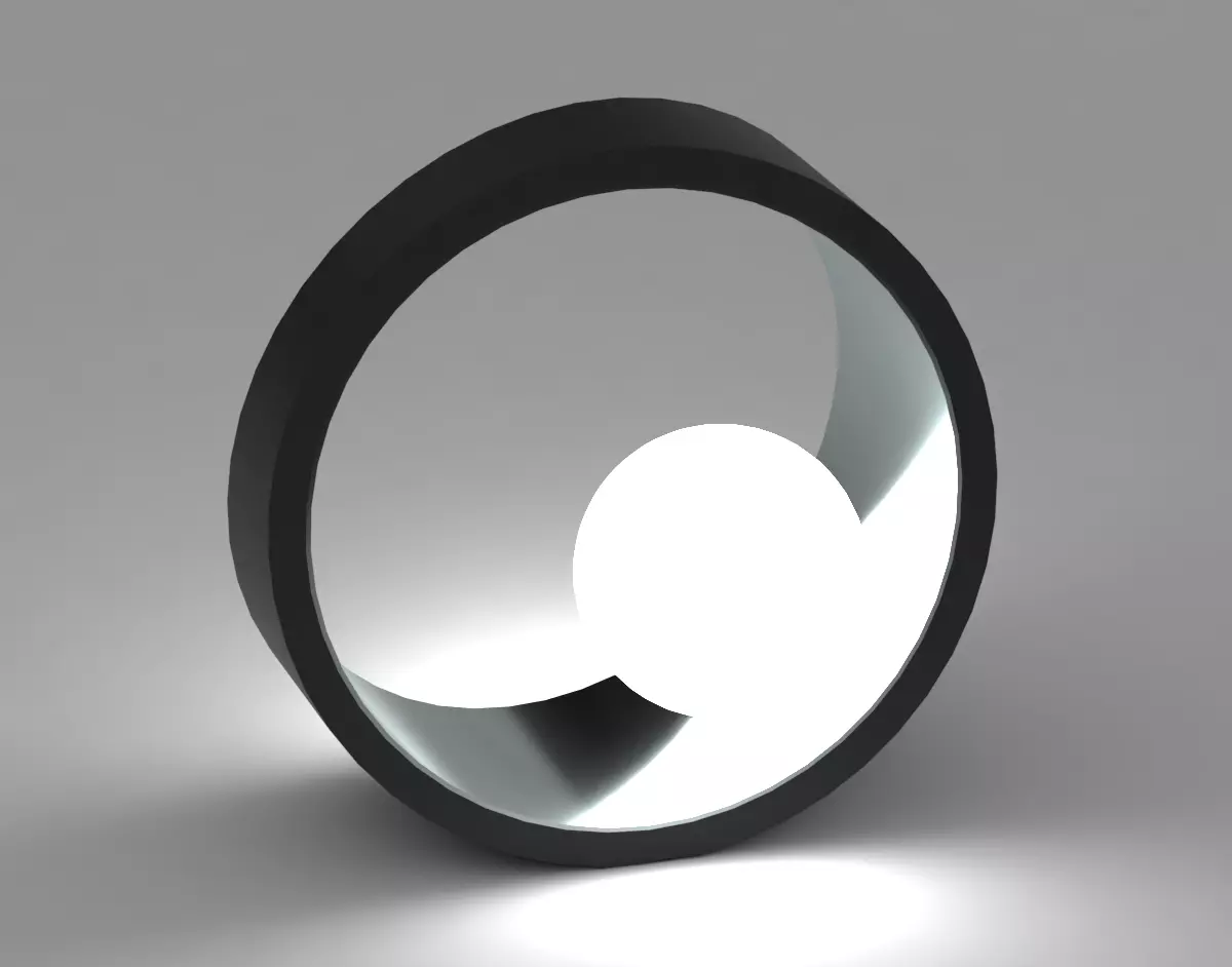 Table lamp - Pearl 3D model_0