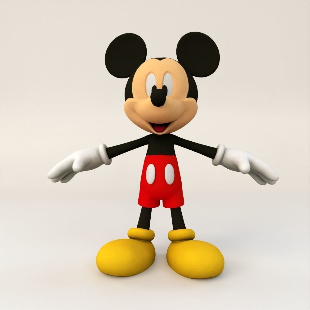 Mickey Mouse  3D model_3