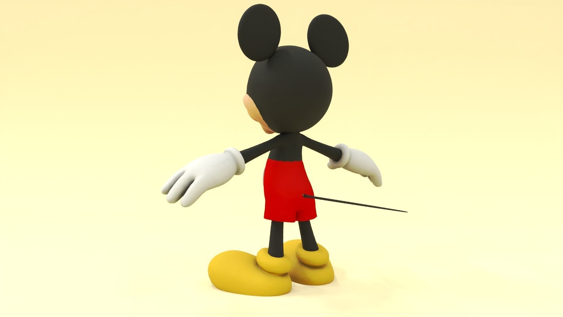 Mickey Mouse  3D model_2
