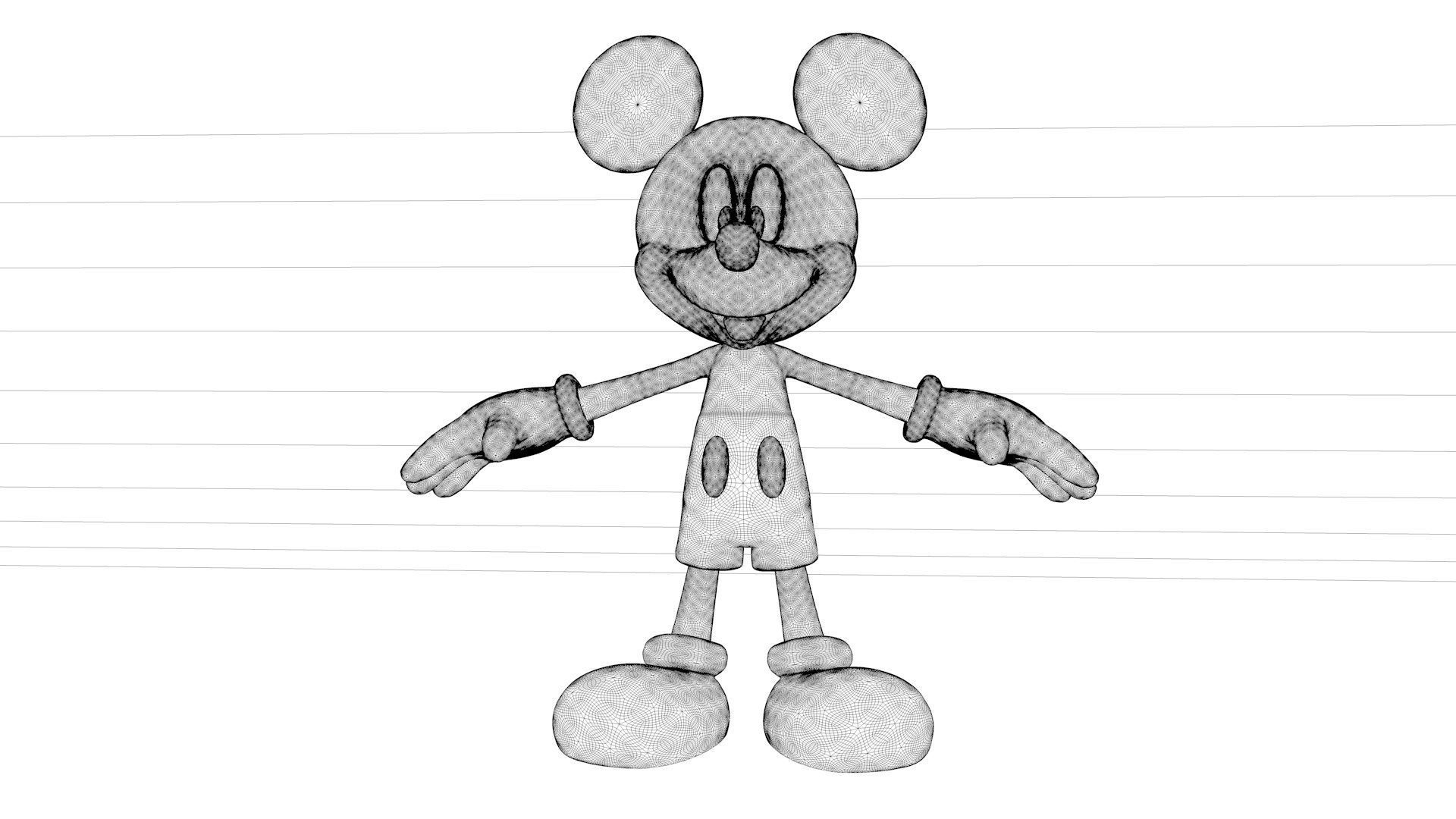 Mickey Mouse  3D model_5