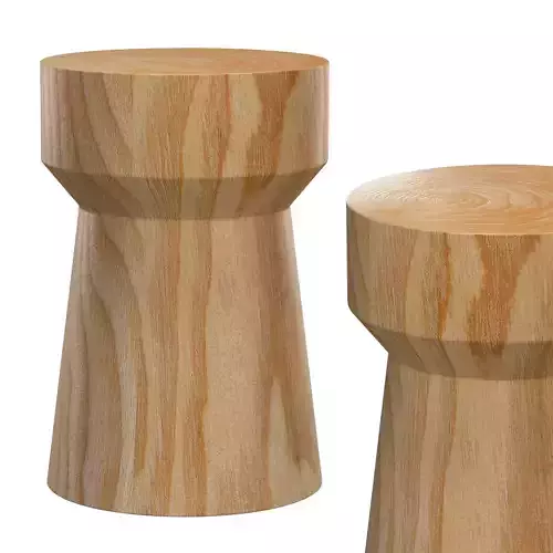 JAVA TEAK TAPER SIDE TABLE