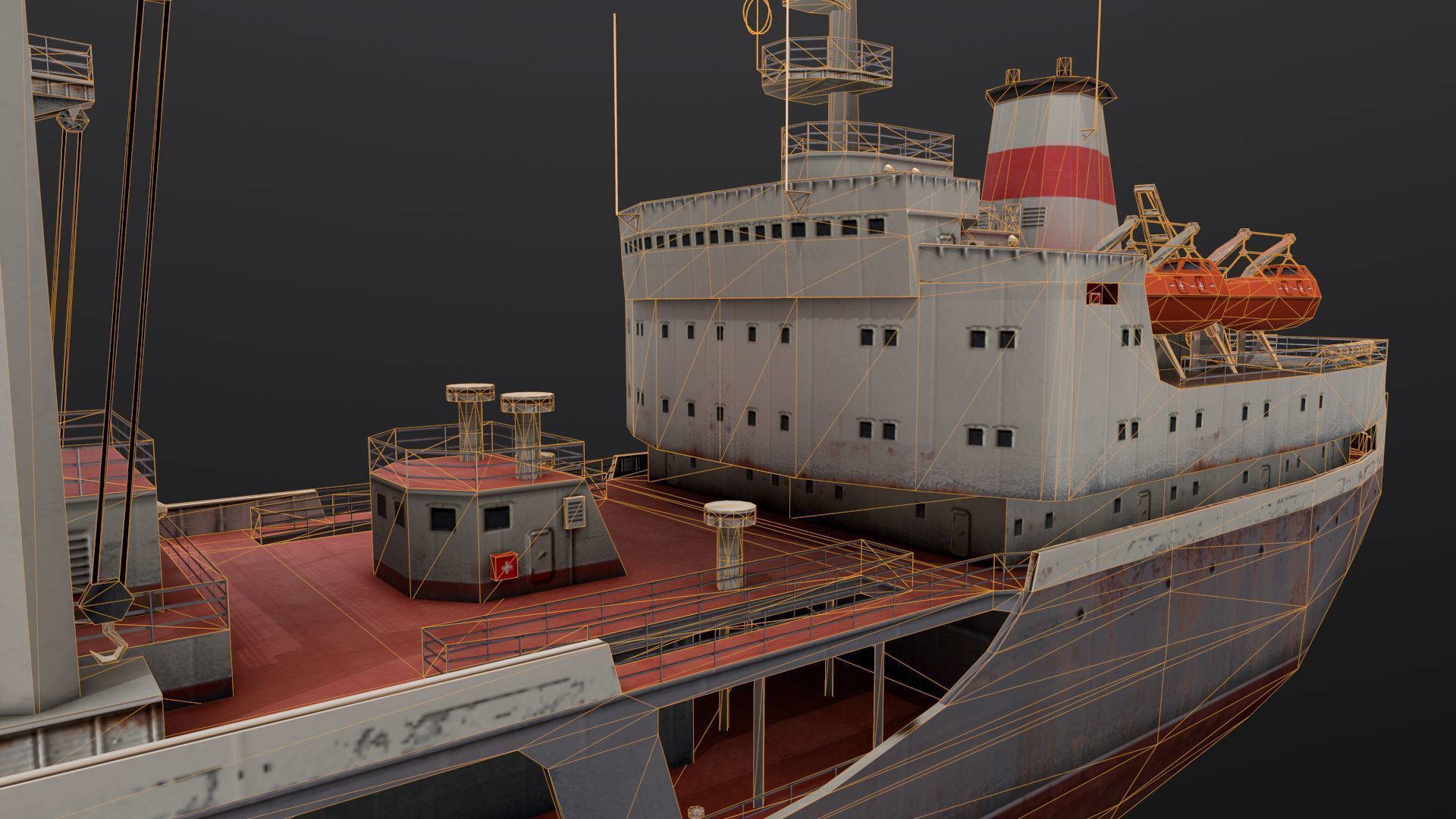 Chilikin-tanker Low-poly 3D model_6