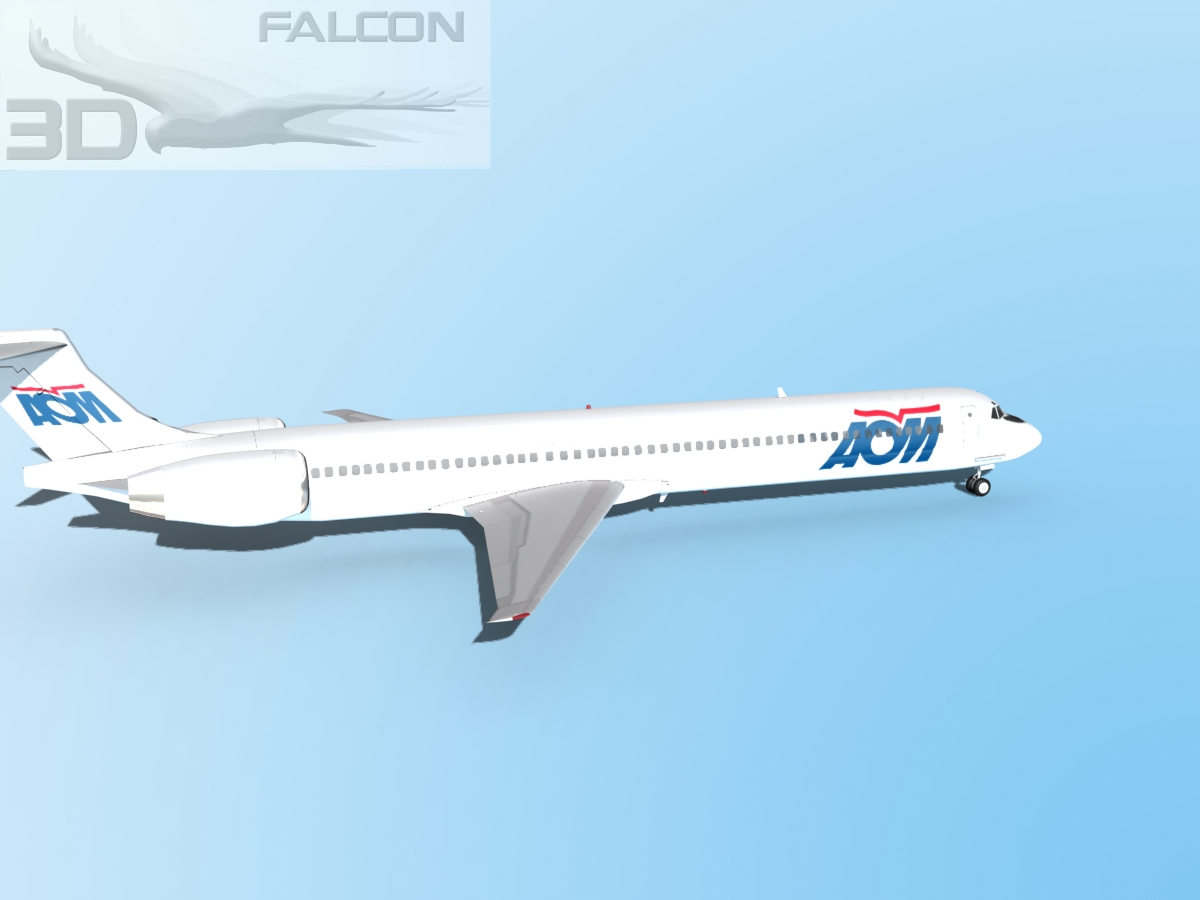Falcon3D MD 80 AOM French Airlines 3D model_5