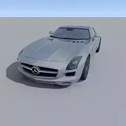Mercedes SLS AMG Free 3D model