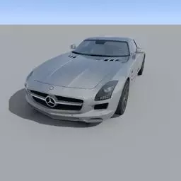 Mercedes SLS AMG Free 3D model