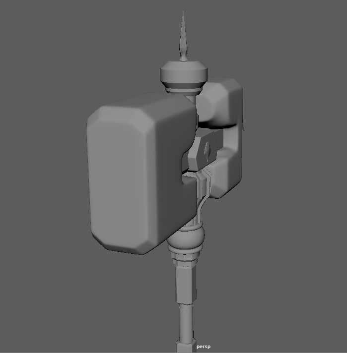 Fantasy Warhammer Free low-poly 3D model_4