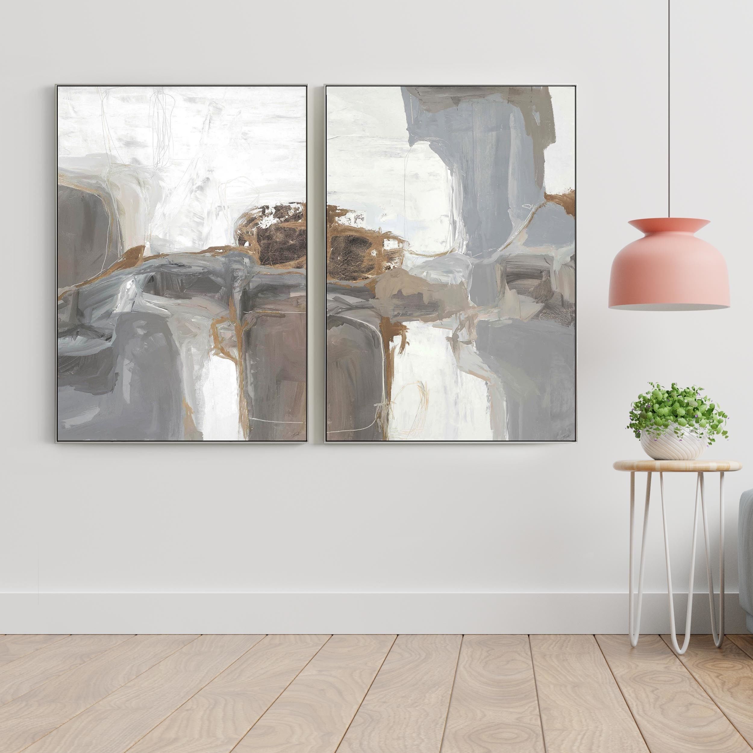 Plaster Two Photo Frame 174 Low-poly 3D model_2