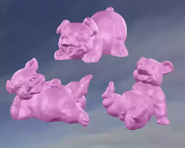 Cochon X3  3D print model
