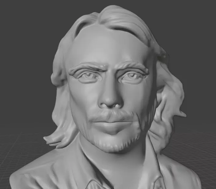 Phil Collins 3D print model_6