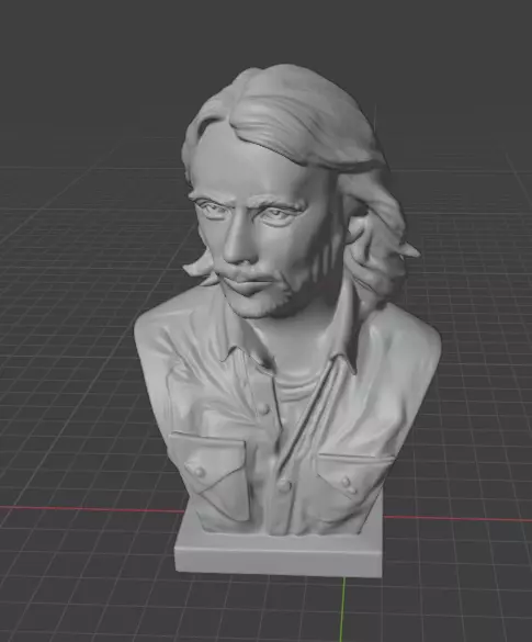 Phil Collins 3D print model_4