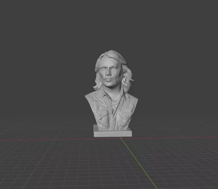 Phil Collins 3D print model_0