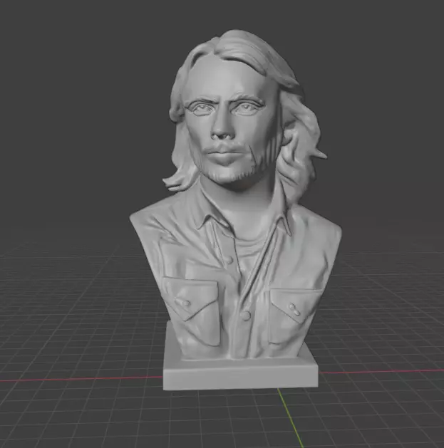 Phil Collins 3D print model_11