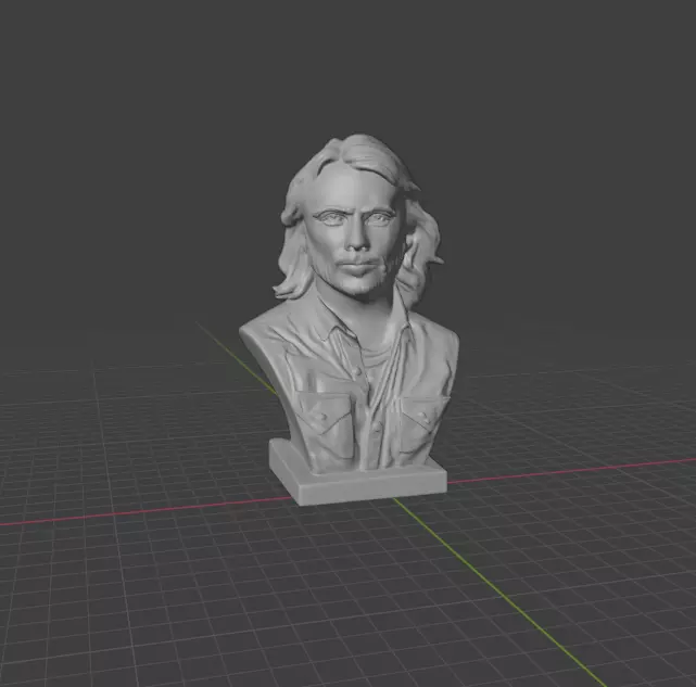 Phil Collins 3D print model_16