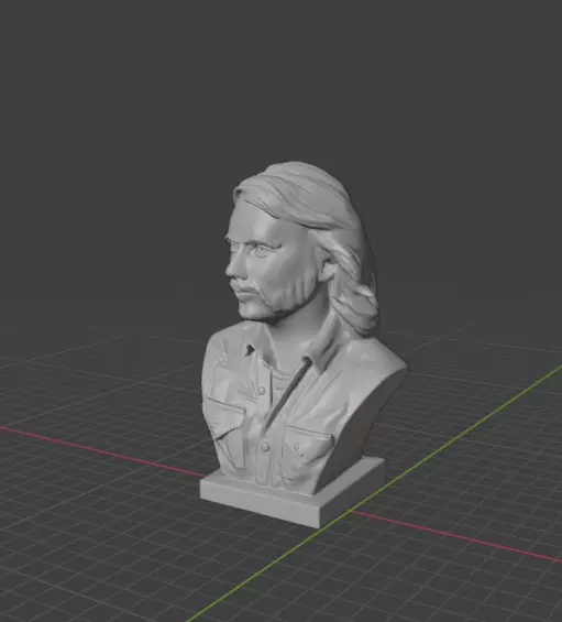 Phil Collins 3D print model_3