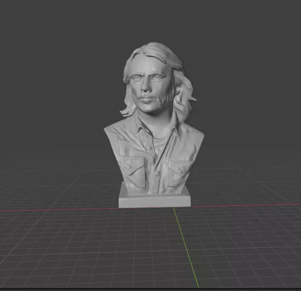 Phil Collins 3D print model_1
