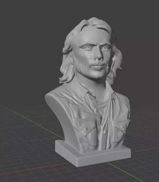 Phil Collins 3D print model_14