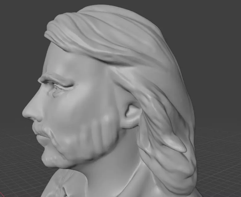 Phil Collins 3D print model_9