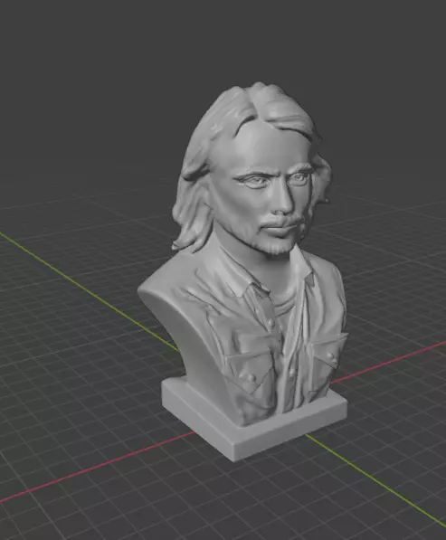 Phil Collins 3D print model_15