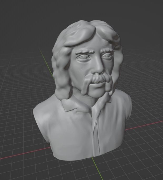Steve Hackett 3D print model_7
